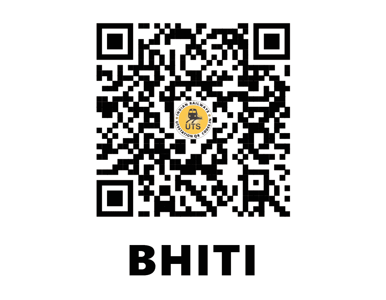 UTS QR Code for BHITI - BYH - NE (UTTAR PRADESH)